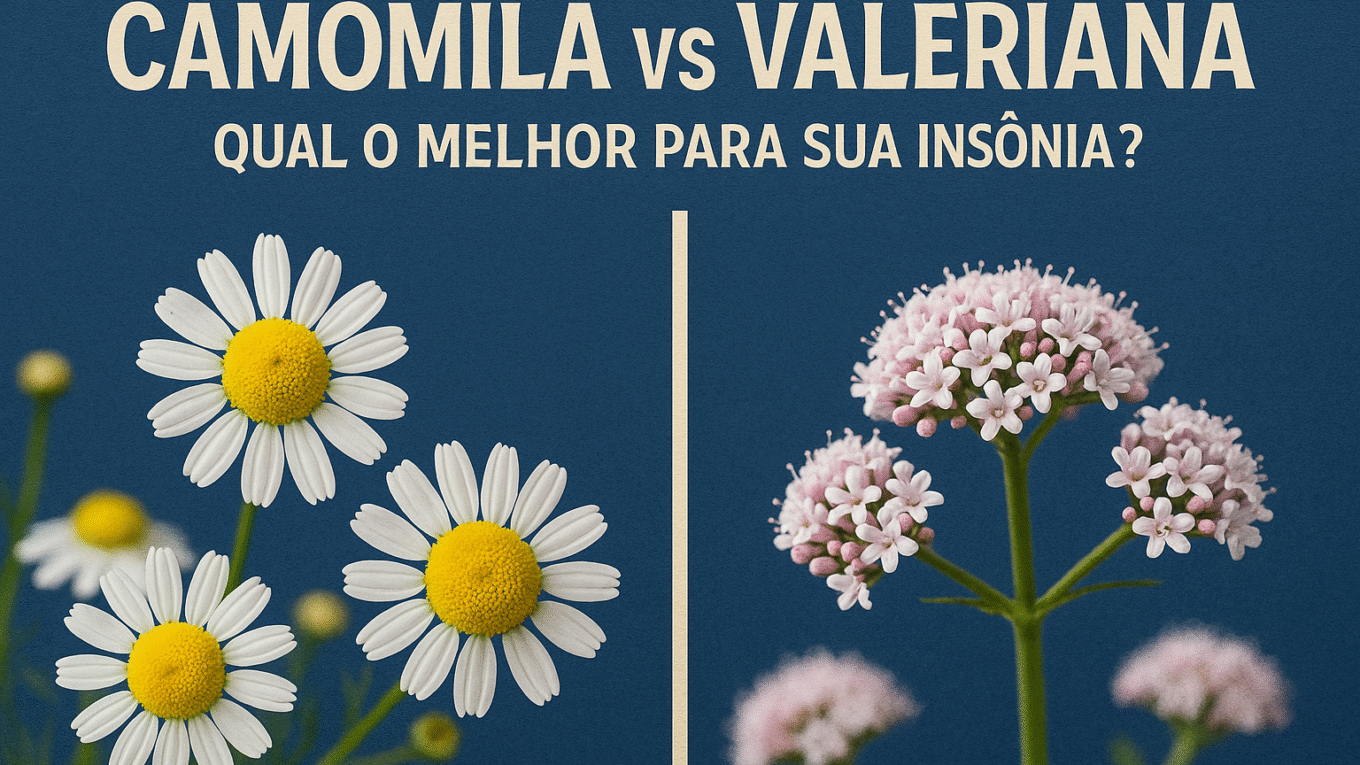 Camomila x Valeriana qual é a melhor para a sua insônia?