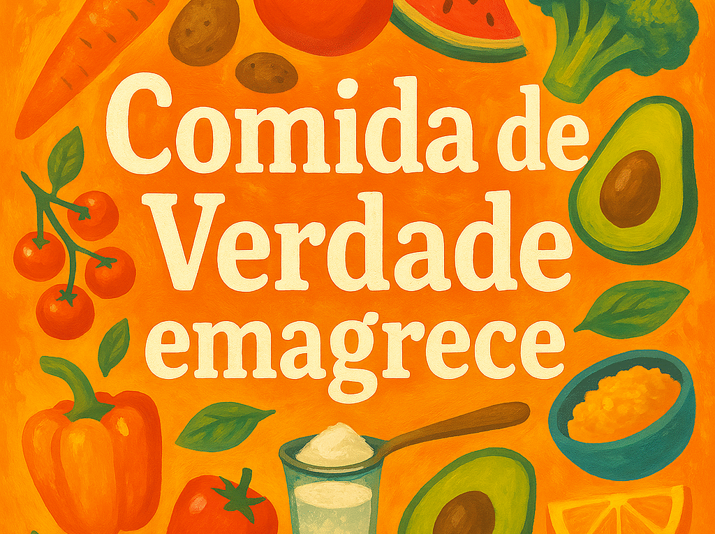 Comida de verdade emagrece mesmo